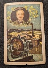Rare c1920s Thomas Edison Spanish Trade Card picture
