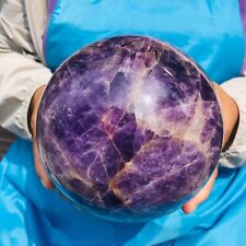 8.29LB Natural and beautiful dream Amethyst energy ball healing picture