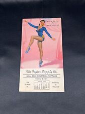 April 1953 K O Munson Pin-Up Calendar Fold Out Ad Taylor Supply Co Baltimore picture