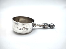 Vintage Towle Coffee Scoop 1993  Cup Figural Handle Silver Plate 3232 B44 picture
