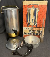 Vintage 1967 Mirro 22 Cup Electric Party Perk Coffee Percolator WORKS In OG Box picture