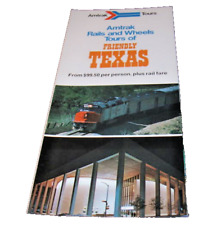 1975 1976 AMTRAK'S FRIENDLY TOURS OF TEXAS BROCHURE picture