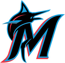 MIAMI MARLINS 'M' Logo Color Vinyl Decal   **Various Sizes**  picture