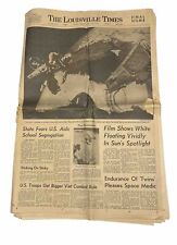 1965 JUNE 8 THE LOUISVILLE TIMES NEWSPAPER - GEMINI 4 BACK FROM SPACE - (W) picture