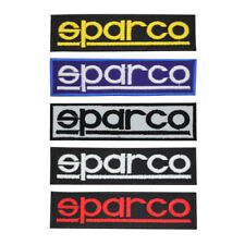Sparco Logo Iron on Sew on Embroidered Patch Appliques For Clothes  picture