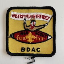 1968 BSA Boy Scouts BDAC Fun Fair Patch Fastest Fun In The West picture