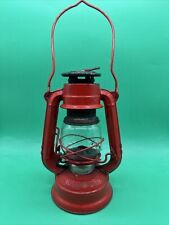 Vintage Winged Wheel No. 350 Red Kerosene Lantern Japan Lamp picture