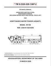 1,390 page '12 TM 9-2320-328-13&P-2 M1158 WATER TENDER HEWATT Truck Manual on CD picture