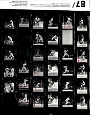 LD323 1988 Orig Contact Sheet Photo MICKEY BRANTLEY MIKE MOORE MARINERS - TIGERS picture