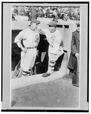 Clarence 'Pants' Rowland,manager of Chicago White Sox,Eddie Cicotte,pitcher,1917 picture