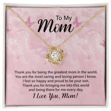 To My Mom, Greatest In The World Love Knot Necklace | To Mom picture