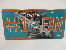 Tua Tagovailoa of the Miami Dolphins signed autographed metal license plate PAAS picture