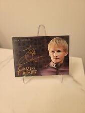 2016 Game Of Thrones JACK GLEESON as Joffrey Gold Ink Auto Autograph Rare SSSP picture