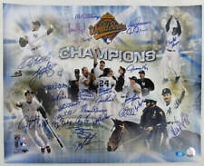 1996 World Series Champions 27 Yankees Signed Auto Autograph 16x20 Poster JSA YY picture