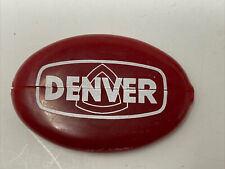 Vintage Quikoin Squeeze Rubber Coin Purses Advertising Denver Equipment Co Red picture