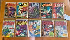 Lot of 10 1960s Marvel and Dell ADV. UNKNOW / NUKLA / DRACULA) High Grade Comics picture