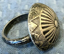Rare Navajo Ike (Austin) Wilson Sterling Silver .925 Ring Sz 5.5 Hand Constructd picture