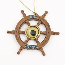 Authentic Titanic Coal Ship's Wheel from the Titanic Wreckage comes with COA picture