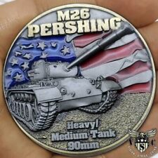 M26 Pershing Heavy Tank US Military Tanks of the Korean War Challenge Coin picture