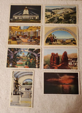 Vintage Postcards of Utah Capitol Building and other Landmarks-Set of 8 picture