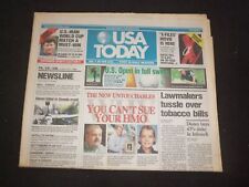 1998 JUNE 19-21 USA TODAY NEWSPAPER-LAWMAKERS TUSSLE OVER TOBACCO BILLS- NP 7932 picture