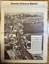 June 1934 Swedish Chicago Tribune Newspaper, World’s Fair Edition, Ephemera picture