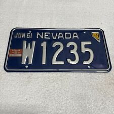1961 1962 1963 Nevada License Plate picture