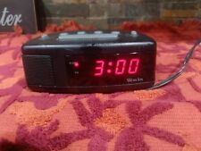 Westclox Black Alarm Clock Model # 22721 picture