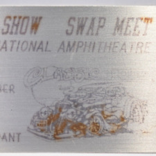 1988 Chicago Auto Show Swap Meet International Amphitheatre Illinois Plaque picture