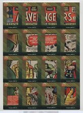 Avengers #1 1963 Comic Cover Cut Upper Deck Fleer Ultra Avengers 1/1 (16 Cards) picture