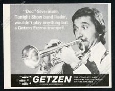 1979 Doc Severinsen photo Getzen Eterna trumpet vintage print ad picture
