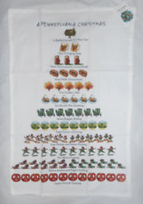 A PENNSYLVANIA 12 DAYS OF CHRISTMAS Tea Towel by David Price  18