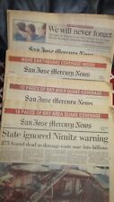 4 San Jose Mercury Newspapers Oct 19-22, 1989 SF Quake Giant's A's World Series picture