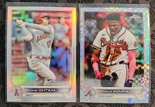 2022 Topps Chrome VET REFRACTORS, X-Fractor, Sepia, Pink - Buy 4+ & Save 25% picture