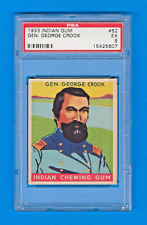 1933 R73 Goudey Indian Gum Card #62 - GEN. GEORGE CROOK - Series 96 - PSA 5 - EX picture