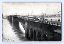 1910. EADS BRIDGE, ST. LOUIS, MO. POSTCARD SS27 picture