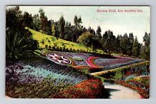 Los Angeles CA-California, Elysian Park, Floral Designs, c1911, Vintage Postcard picture