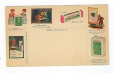 Early 1900's Adver. Postcard Spearmint Gum, Cream Wheat Etc. Who's The Lucky Man picture