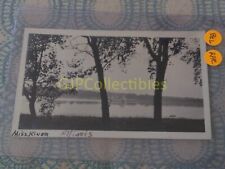 BEL VINTAGE PHOTOGRAPH Spencer Lionel Adams MISSISSIPPI RIVER IN ILLINOIS RPPC picture