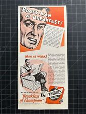 Vintage 1940 Wheaties Cereal Print Ad picture