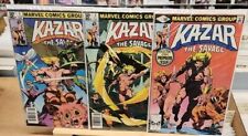 KAZAR THE SAVAGE #1 2 3 (MARVEL 1981) FN-VF/NM picture