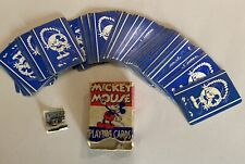 c. 1930s Walt Disney Mickey Mouse Playing Card Deck w/ All 52 Cards In Box picture