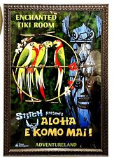 36x54 Poster Tokyo Disneyland Enchanted Tiki Room Lilo & Stitch Aloha E Komo Mai picture