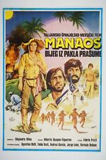 MANAOS Original RARE exYU movie poster 1979 FABIO TESTI ALBERTO VÁZQUEZ FIGUEROA picture