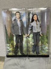 Twilight Dolls Bella And Edward By Barbie New In Box Pink Label Edition picture