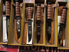 kabar knife usmc 6 Piece Lot W Sheath And Boxes picture