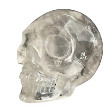 Clear Quartz Crystal Skull - Large Hand Carved 4.75