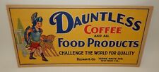 Vtg Dauntless Coffee & Food Products Hullman & Co. Terre Haute IN Advertising picture