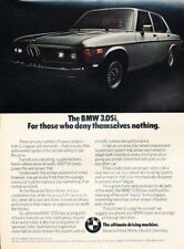 1975 BMW 3.0Si Sedan Original Advertisement Print Art Car Ad J948 picture