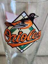 MLB Budweiser Baltimore Orioles Pint Beer Glass 16 oz New picture